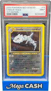 PSA 9 Steelix 15/111 1ST Edition Neo Genesis - Mega Cash Sydney