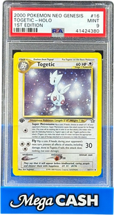 PSA 9 Togetic Holo - 1st Edition Neo Genesis - 16/111 - Mega Cash Sydney