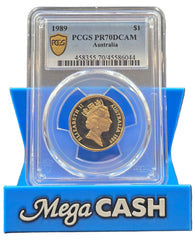 1989 PCGS PR70DCAM $1 Coin