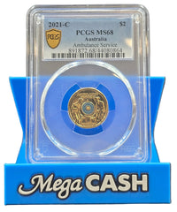 2021-C PCGS MS68 Ambulance Service Coloured $2 Coin