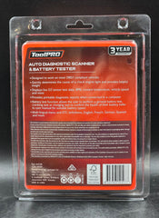 TOOLPRO - Auto Diagnostic Scanner OBD2 and Battery Tester - BT500