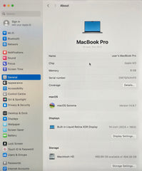 Apple - Macbook Pro M3 14-Inch 2023 - 512GB - 8GB RAM