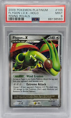 Pokemon - PSA 9 Flygon LV.X 105/111 Rising Rivals