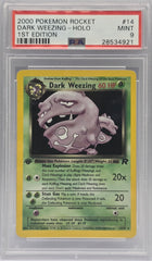 Pokemon - PSA 9 1st Edition Dark Weezing 14/82 Rocket