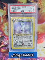 Pokémon 2000 Neo Genesis 1st Edition Togetic 16/111 PSA 9