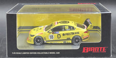 BIANTE 1:43 Holden ZB Commodore V8 Supercar Preston Hire Racing 2018 Sandown 500 - Lee Holdsworth/ Jason Bright