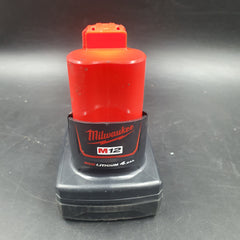 Milwaukee - 12v 4.0Ah Red Lithium Tool Battery - M12B4