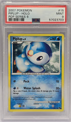 Pokemon - PSA 9 Piplup 15/17 Pop Series 6