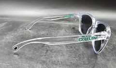 OAKLEY - Frogskins - Transparent Frame with Green Lens