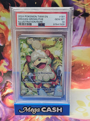 2024 Pokémon Hisuin Growlithe Illustration Rare 181/167 PSA 10