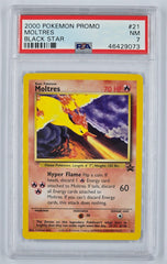 Pokemon - PSA 7 Moltres #21 Black Star Promo