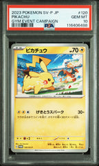 Pokémon - PSA 10 - Pikachu - 120/SV-P - Gym Event Campaign