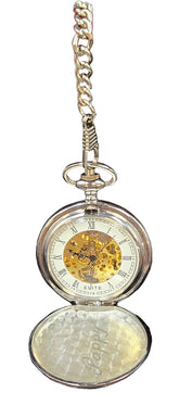 Unisex Elite Pocket Watch - 6513 - Engraved as Pictured