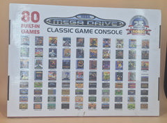 Sega Mega Drive Mini game console 80 built in games. Sonic 25th Anniversay Edition- ONLY COMES WITH 1 CONTROLLER