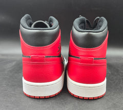 NIKE - Air Jordan 1 Mid - Black/Gym Red-White - Size 12