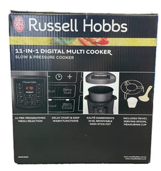 Russell Hobbs 11 - in - 1 Digital Multi Cooker - Slow & Pressure Cooker - Mega Cash Sydney