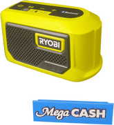 RYOBI - 18V ONE+ Compact Bluetooth Speaker - Tool Only - RBTM18 - Mega Cash Sydney