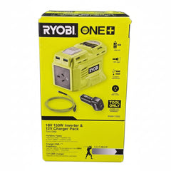 RYOBI - ONE+ 150W Charger & Inverter Auto Kit - Tool Only - R18BT150C - Mega Cash Sydney
