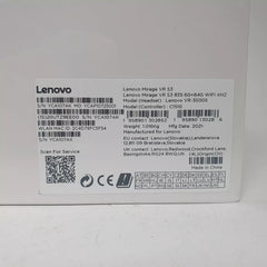 Lenovo - Mirage VR S3 - Head Mounted 4K Virtual Reality System, 835 6G+64GB