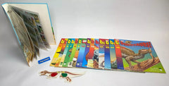 Dinosaurs! Swap it Series 1 1993 Folder Complete Card Set x96 Vintage + 15 Books