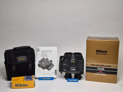 Nikon 14x40 Binoculars Stabilized VR Water Proof with Soft Case in Box + Straps