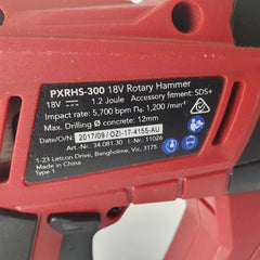 OZITO - PXC 18V Rotary Hammer Drill - PXRHS-300 + 2 Batteries & Charger