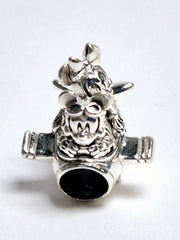 Pandora Silver Disney Mickey Mouse & Minnie Mouse Airplane Charm #790108C00