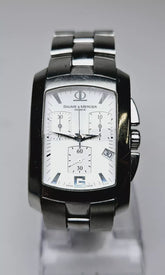 Baume Mercier Men's Hampton Chronograph Silver Dial Watch 65481