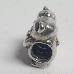Pandora - Bear Hug - Sterling Silver Charm with 14K Gold Heart #791395