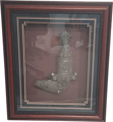 Original Omani Khanjar (Dagger) 570mm x 470mm - Framed