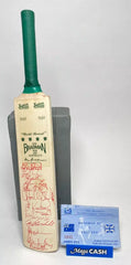Bradman International Challenge Bowral 2003 Bradman XI v England Signed Mini Bat