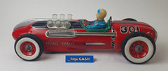 MASUDAYA Modern Toys - Vintage Japanese Tin Race Car 1950's