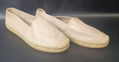 Saint Laurent - YSL - CASSANDRE espadrilles in lambskin - Slip On Shoes - KR458573 - Size 40 - Mega Cash Sydney