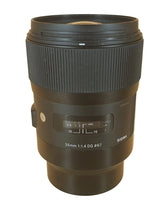 SIGMA LENS 35MM 1:1.4 DG 067 - NO REAR LENS CAP - Camera - Mega Cash Sydney