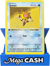 Staryu 65/102 First 1st Edition Shadowless Base Set 1999 NM - Mega Cash Sydney