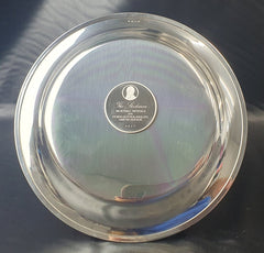 STOKES AUSTRALIASIA PLATE - ANTIQUE RUSSELL DRYSDALE THE HALLMARKED STERLING SILVER PLATE WITH CERTIFICATE - 218 grams - Mega Cash Sydney