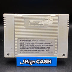 Super Nintendo (SNES) Game Cartridge - Super Strike Eagle PAL VERSION - SNSP - EG - AUS - UNTESTED - Mega Cash Sydney