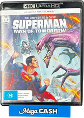 SUPERMAN MAN OF TOMORROW 4K ULTRA HD BLU RAY DVD - Mega Cash Sydney