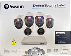 SWANN - Enforcer 8 Channel 1080p FHD DVR Security with 4 Bullet Camera and 2 Dome Camera - Mega Cash Sydney