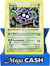 Tangela 66/102 First 1st Edition Shadowless Base Set 1999 NM - Mega Cash Sydney