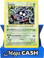 Tangela 66/102 First 1st Edition Shadowless Base Set 1999 NM - Mega Cash Sydney