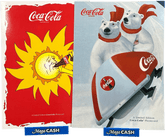 Telecom Coca - Cola Limited $5 Phonecard Pair - Mega Cash Sydney