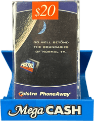 Telstra $20 Foxtel Phonecard Sealed - Mega Cash Sydney