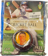 The Ashes Series Official 2006/07 Cricket Ball Collection 1 Mike Hussey - Mega Cash Sydney