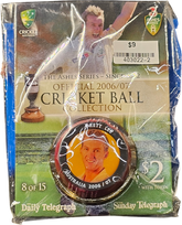 The Ashes Series Official 2006/07 Cricket Ball Collection 8 Brett Lee - Mega Cash Sydney