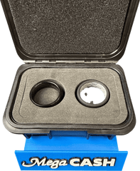 The Ridge - Men’s Royal Black Tungsten Beveled Ring - US Size 11 - Mega Cash Sydney