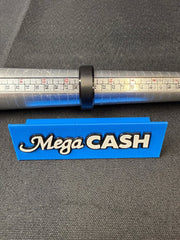 The Ridge - Men’s Royal Black Tungsten Beveled Ring - US Size 11 - Mega Cash Sydney