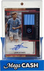 Topps John Stones Museum Autograph Relic Card MAR - JS 04/25 - Mega Cash Sydney