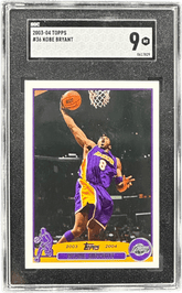 Topps - SGC 9 - 2003-04 Kobe Bryant 36 - Mega Cash Sydney
