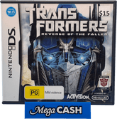 TRANSFORMERS REVENGE OF THE FALLEN - NINTENDO DS GAME CARTRIDGE - W/CASE AND BOOKLET - Mega Cash Sydney